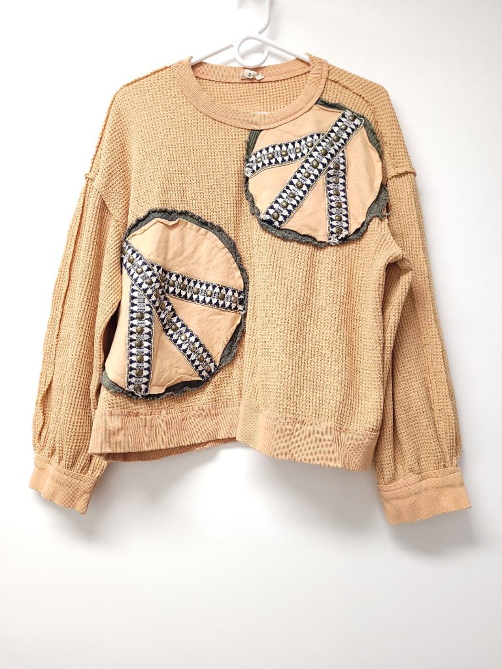 POL Crew Neck Long Sleeve Sweatshirt Size S Boxy